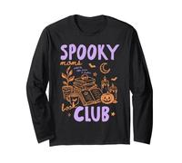 Spooky Moms Book Club Halloween Reader Bookish Book Lover Manga Larga
