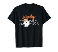 Spooky Nana Boo Lindo diseño de arco de coqueta de Halloween para Camiseta
