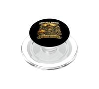 Spooky Nights - Tema Militar para Veteranos de Halloween PopSockets PopGrip para MagSafe
