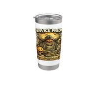 Spooky Nights - Tema militar para veteranos de Halloween Vaso térmico de acero inoxidable de doble pared