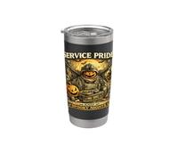 Spooky Nights - Tema militar para veteranos de Halloween Vaso térmico de acero inoxidable de doble pared