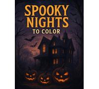 spooky nights to color: Halloween coloring book