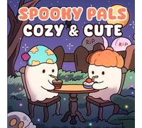 Spooky Pals: Cute & Bold Easy Coloring Book - Fun, Relaxing Halloween Scenes & Cozy Creepy Adventures for All Ages.
