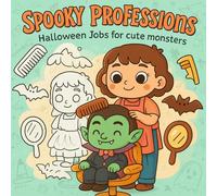 Spooky Professions Halloween Coloring Book: Cute and Creepy Jobs for Kids Ages 3-7: 20 Fun and Imaginative Halloween-Themed Coloring Pages Featuring ... Spooky Careers for Toddlers and Preschoolers