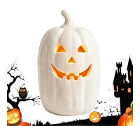 Spooky Pumpkin Lanterns, Resin Pumpkin Lantern, Halloween Home Decor