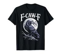 Spooky Raven Moon Halloween Crow Creepy Night Scene Camiseta
