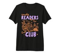 Spooky Readers Book Club Halloween Book Lover Bookish Reader Camiseta Premium