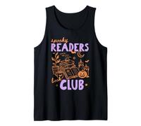 Spooky Readers Book Club Halloween Book Lover Bookish Reader Camiseta sin Mangas