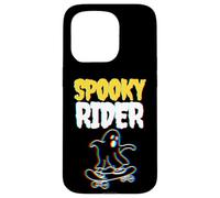 Spooky Rider Ghost Skater Diseño Carcasa para iPhone 15 Pro