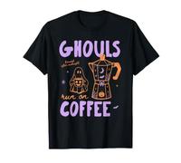 Spooky Season Coffee Lover Halloween Fall Autumn Ghost Camiseta