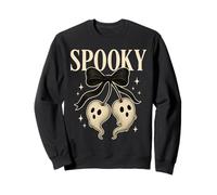 Spooky Season Coquette Cerezas Ghost Bow Cherry Halloween Sudadera