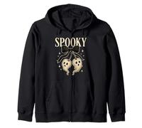 Spooky Season Coquette Cerezas Ghost Bow Cherry Halloween Sudadera con Capucha