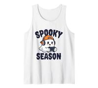 Spooky Season Cute Ghost Gamer Video Gaming Boys Kids Girls Camiseta sin Mangas