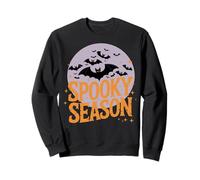 Spooky Season Halloween Boho Bats Stars Sudadera