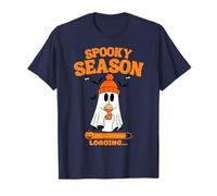 Spooky Season Loading Funny Halloween Prep Women Kids Camiseta