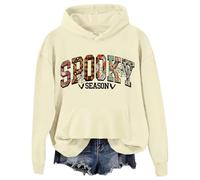 Spooky Season - Sudadera con capucha divertida de Halloween para mujer, unisex, Khika, 3XL