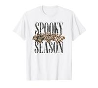 Spooky Season - Trío de murciélagos con diseño de Halloween Camiseta gráfica económica, Hombre, Blanco, L