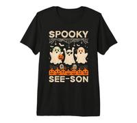 Spooky See-Son Ghost Optometrist Funny Halloween Men Women Camiseta Premium