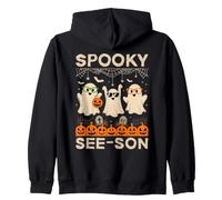 Spooky See-Son Ghost Optometrist Funny Halloween Men Women Sudadera con Capucha