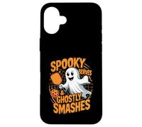 Spooky Serves & Ghostly Smashes Pickleball Carcasa para iPhone 16 Plus