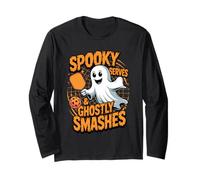 Spooky Serves & Ghostly Smashes Pickleball Manga Larga