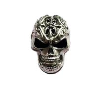 Spooky Skull Car Vent Decorations | Univrsal Halloween Car Diffuser Clip for Fragance, Skeleton Dashboard Decor for Scary Themed Ride, Auto Interior Accessories for Horror Fans, Skull Charm