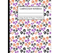 Spooky Skull Night Writing Book-College Ruled Notebook: A Bold, Halloween-Inspired Space for Notes, Journaling & Creative Expression
