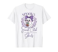 Spooky Social Club, Graciosos y Lindos Demonios Amantes de los Fantasmas de Halloween Camiseta