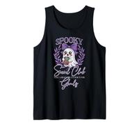 Spooky Social Club, Graciosos y Lindos Demonios Amantes de los Fantasmas de Halloween Camiseta sin Mangas