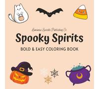 Spooky Spirits: Bold and easy coloring book