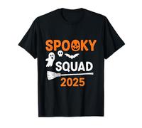Spooky Squad 2025 Divertidas Vibraciones de Halloween para los Amantes de los Fantasmas Camiseta