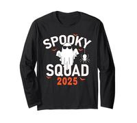 Spooky Squad 2025 Scary Halloween Bat Boo Manga Larga
