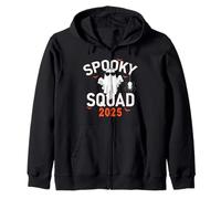 Spooky Squad 2025 Scary Halloween Bat Boo Sudadera con Capucha