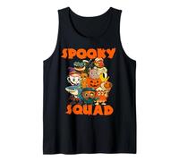 Spooky Squad Halloween Matching Italian Brainrot Meme Niños Camiseta sin Mangas