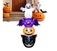Spooky Stacked Inflatable: This 6 FT Halloween Inflatable showcases a Stack
