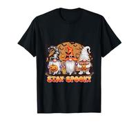 Spooky Stay Shirt Gnomos Bruja Momia Calabaza Diversión Otoño Camiseta
