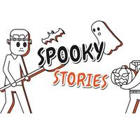 Spooky Stories: Cute Halloween Coloring Book for Kids and Adults - Adorable Creatures & Pumpkins