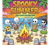 Spooky Summer Bold and Easy Coloring Book