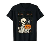 Spooky Summer Just Waiting for Halloween Camiseta gráfica económica, Hombre, Negro, S