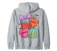 Spooky Summer Strawberry Halloween Jack O Lantern Sudadera con Capucha