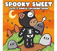 Spooky Sweet: Adorable Halloween Coloring Pages Featuring Ghostly Critters, Pumpkin Pals, Creepy Items, and Playful Haunted Moments for Adults & Teens
