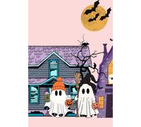 Spooky Sweet Pastel Journal: Cute Halloween designs notebook