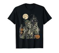 Spooky Szn Zombie Girl Selfie Divertido Halloween Camiseta gráfica económica