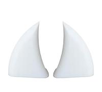 Spooky White Car Teeth Bumper Decal For Halloween Truck SUV