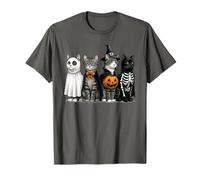 Spooky Witch Boo Cat Keeper Funny Halloween Costume Girl Boy Camiseta