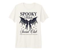 Spooky Witch Social Club Witchy Halloween Coven Apparel Camiseta Premium