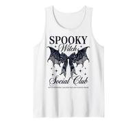 Spooky Witch Social Club Witchy Halloween Coven Apparel Camiseta sin Mangas