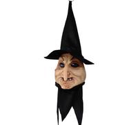 Spooky Witch Wall Decor - Realistic Illuminated Figurine, Blinking Light So | Spooky Witch Wall Decor - Realistic Illuminated Figurine, Blinking Light Sound Effects, Halloween Ornament | Haunted House Ac