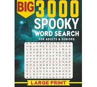 Spooky Word Search - Large Print for Adults & Seniors | 92 Giant-Print Puzzles (8.5×11) • 3000+ Halloween & Haunted Words with Solutions: ... Costumes & More • Relaxing Brain Games