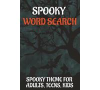 Spooky Word Search Puzzle Book: Word Search with Easy to Read Print about Spooky and Scary words and More | 6x9 inches, 110 Pages | 50+ Puzzles |
